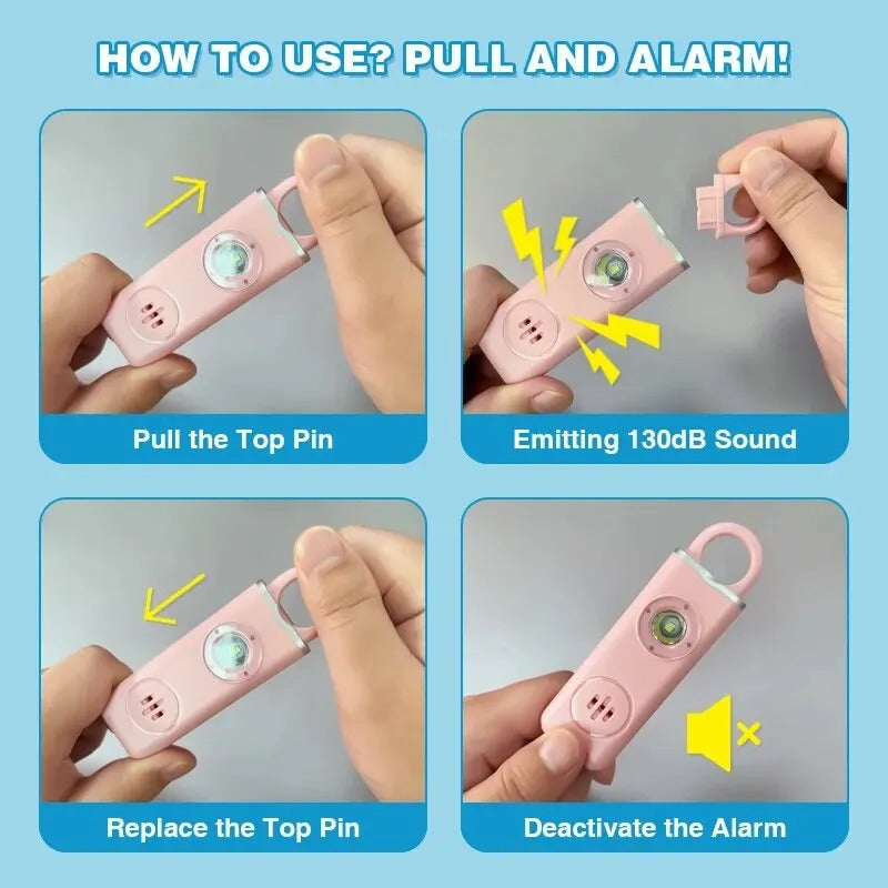 LunaSafe Personal Safety Alarm | Anti-Robbery Emergency Alert
