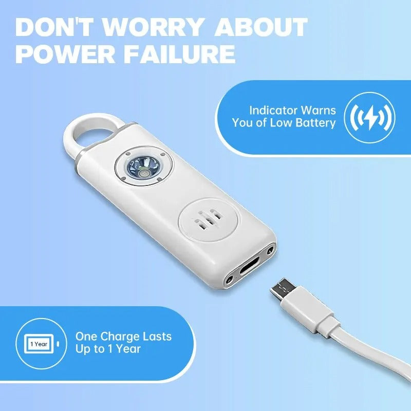 LunaSafe Personal Safety Alarm | Anti-Robbery Emergency Alert